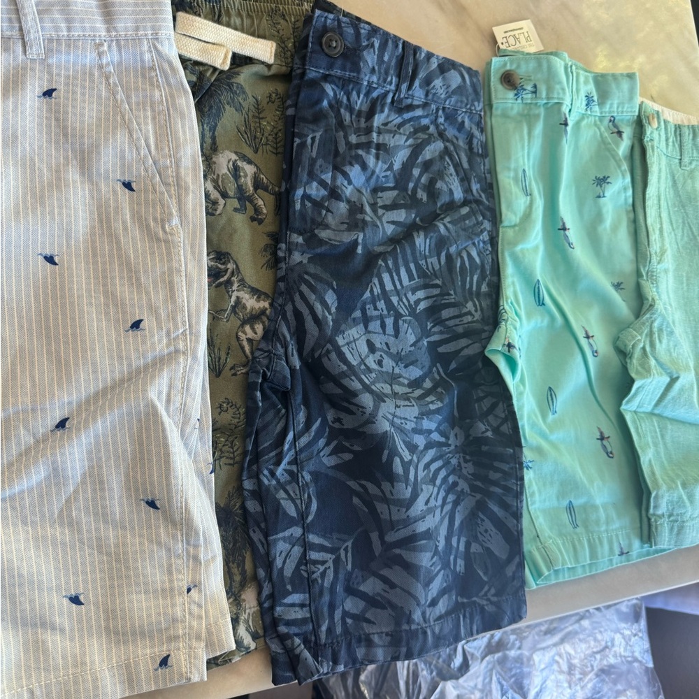 Set of Four  Patterned Shorts for boys